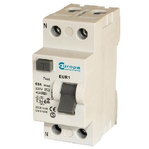 Europa RCD 63Amp 30Ma DP