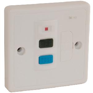 Europa White 13 Amp RCD Spur