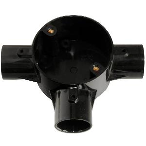MITA 25mm 3 Way Tee Box Black