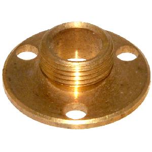 Brass 1/2 Screw Entry Back Plate