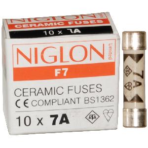 7 Amp B.S. 1362 Fuse