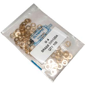 M4 Brass Washers