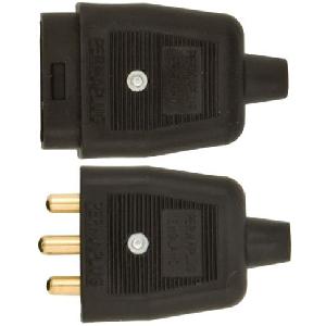 Permaplug 3 Pin Connector Black