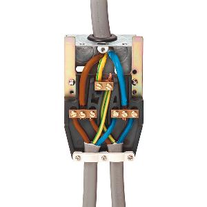 Polar 45amp Easy Fit Dual Appliance Outlet Plate