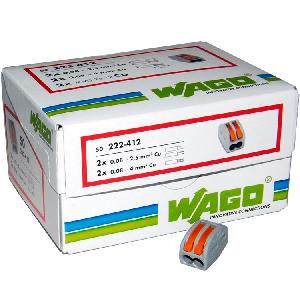 Wago 2-Port Lever Cage Clamp Terminal Block