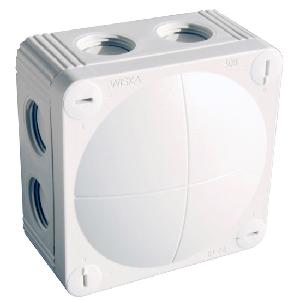 Wiska Combi 308 Grey Weatherproof Junction Box