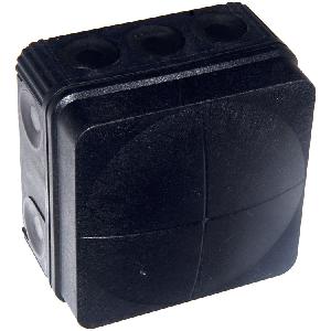 Wiska Combi 108 Black Weatherproof Junction Box